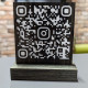 QR code instagram зі стабілізованої деревени. 